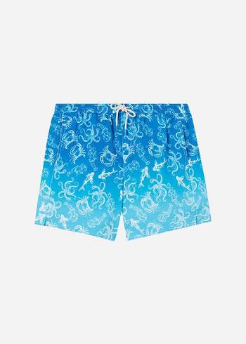 Kąpielówki Męskie Calzedonia Formentera Niebieskie | PL2931PQ
