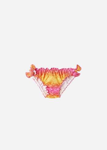 Stroje Kąpielowe Dziecięce Calzedonia Bottom Polly Żółte | PL3033TV