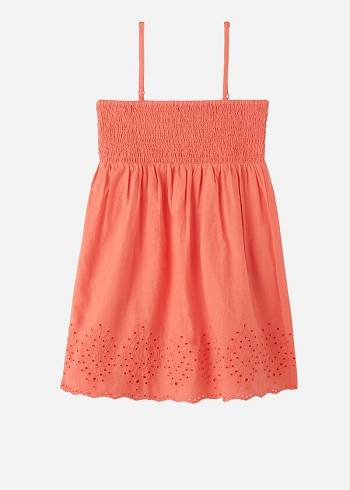 Stroje Kąpielowe Dziecięce Calzedonia Broderie Anglaise Pomarańczowe | PL3081WY